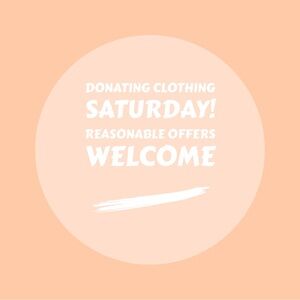 Donating Clothing! Make me an offer